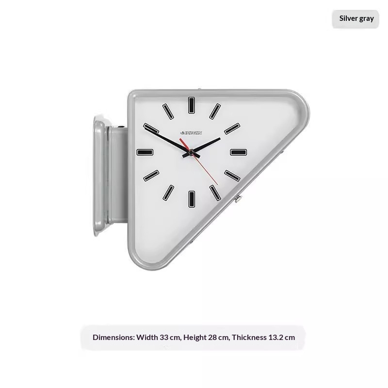 Retro Industrial Wall-Mount Clock