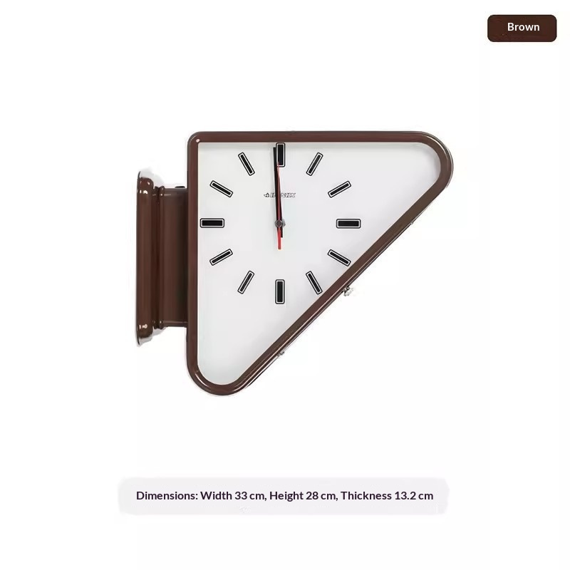 Retro Industrial Wall-Mount Clock