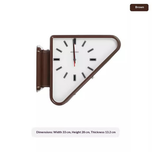Retro Industrial Wall-Mount Clock